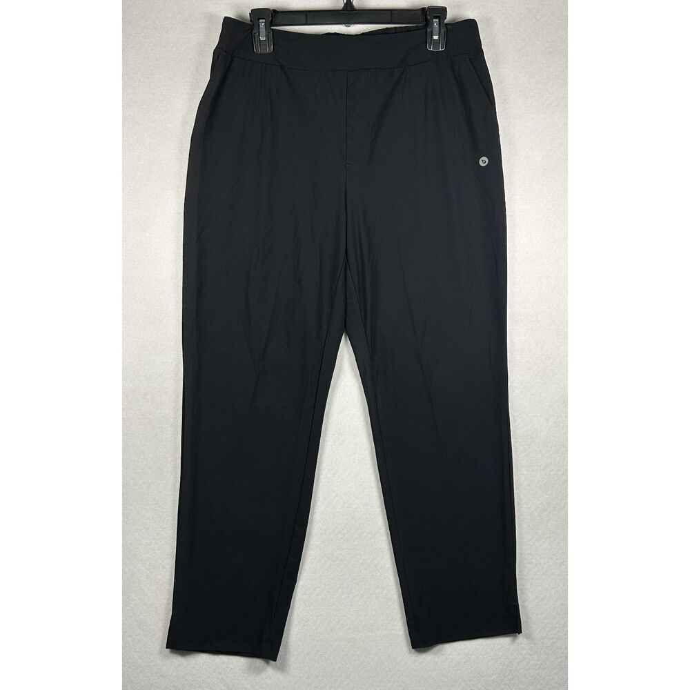 Baleaf UPF 50+ High-Rise 4 Pocket Pant 26" Inseam Black Split Hem Large